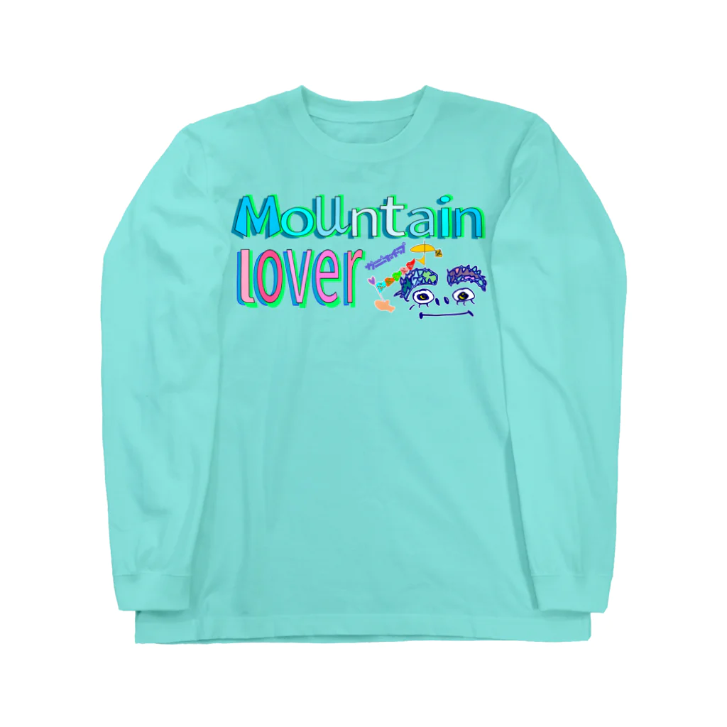 カニホイップのMountain  Lover Long Sleeve T-Shirt