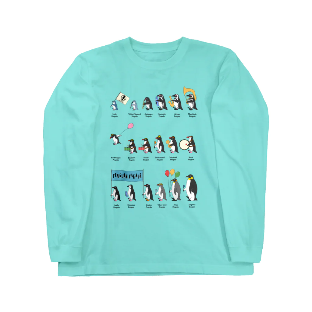 Icchy ぺものづくりのペンギンパレード Long Sleeve T-Shirt