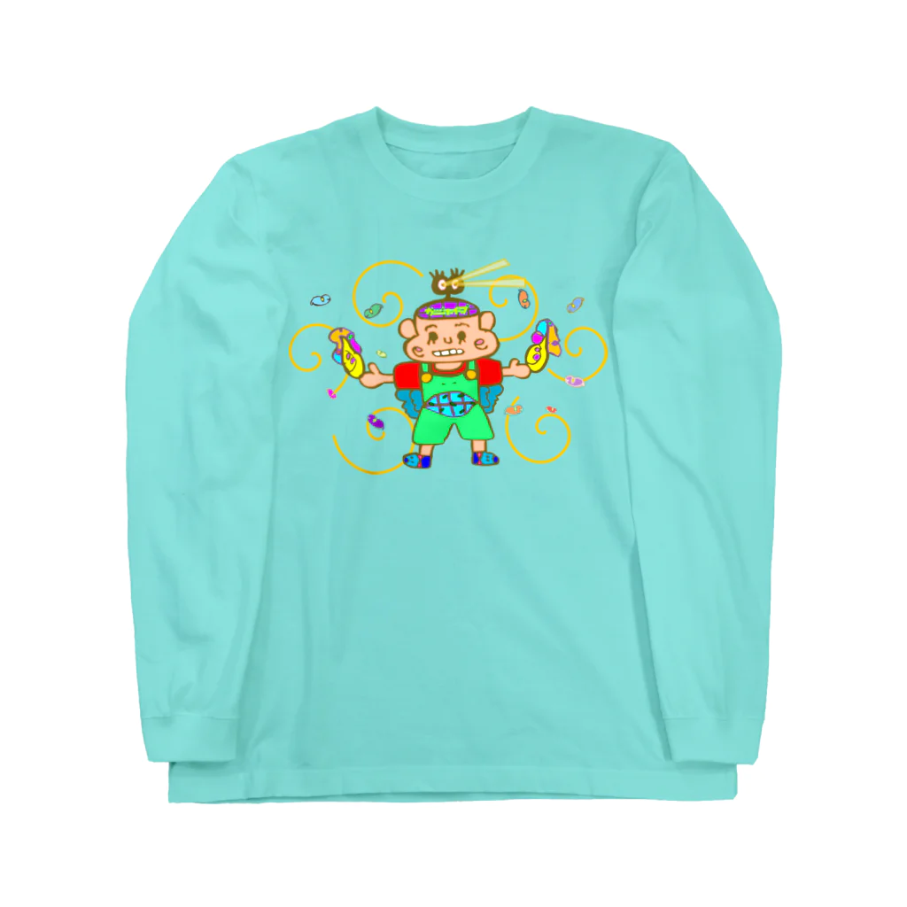 カニホイップの電気モヤモヤ Long Sleeve T-Shirt