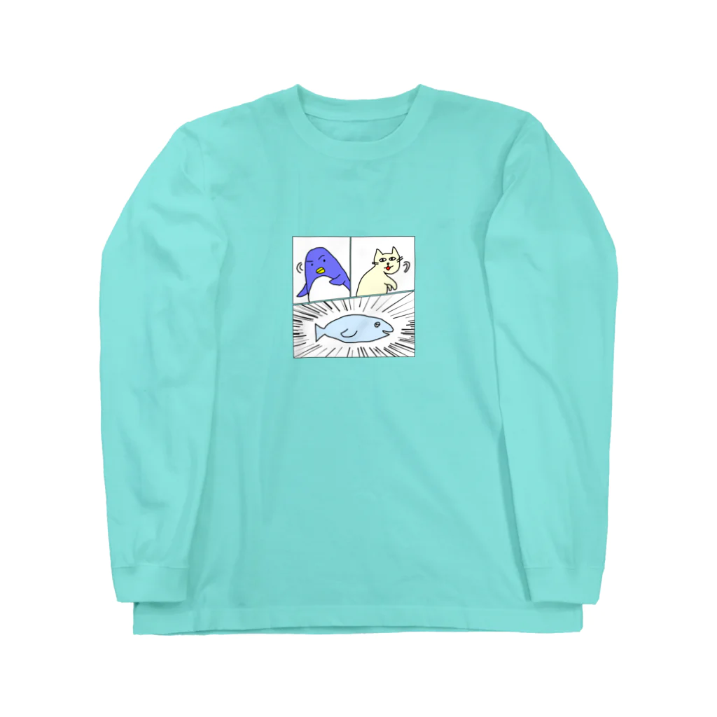 kyobo_penguinのFISH ロングスリーブTシャツ