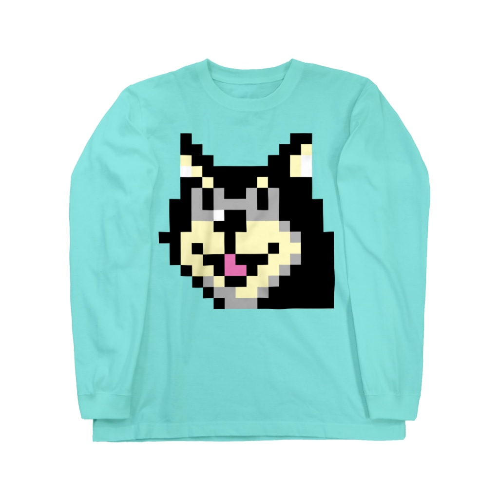 株式会社RayArc・新規事業ユニットのしばいぬ(こてつ)・おえかきランドにて Long Sleeve T-Shirt
