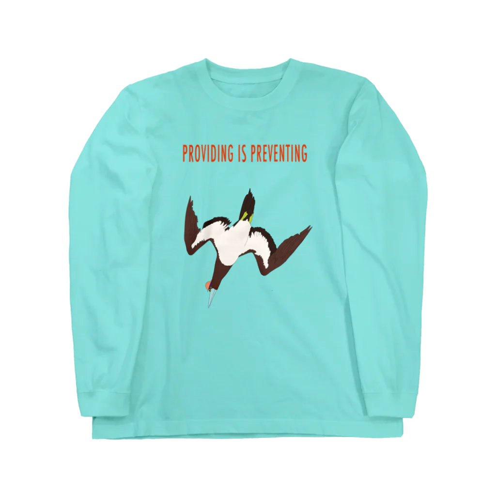 tidepoolのカツオドリdesign3 Long Sleeve T-Shirt