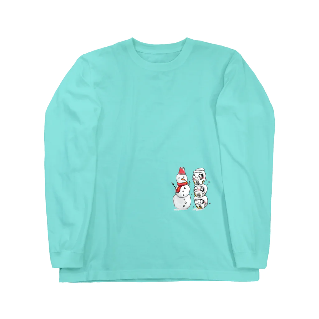 ウィットサイエンスのユキダルマ Long Sleeve T-Shirt