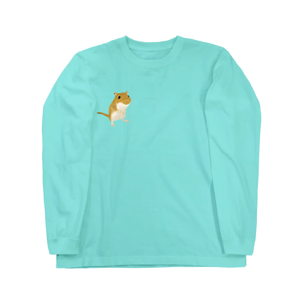 ねずりすSHOPのポーズでち Long Sleeve T-Shirt