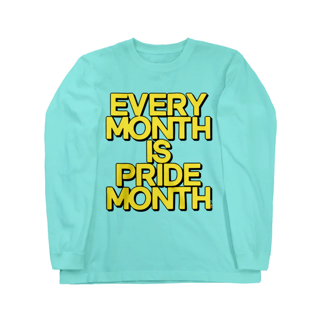 無真獣73号のEVERY MONTH IS PRIDE MONTH Long Sleeve T-Shirt