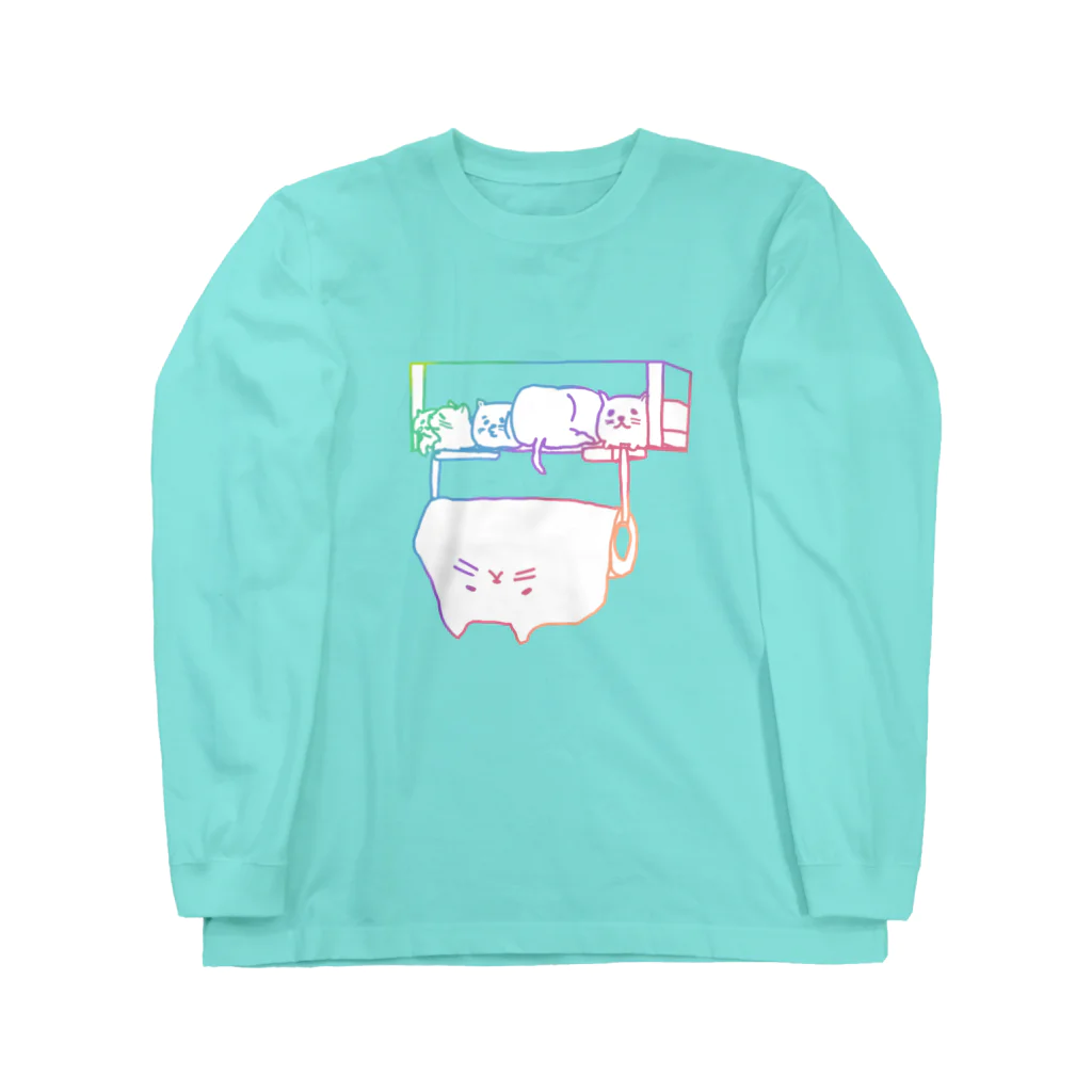 ロジローのキッチン用品ネコ化計画 Long Sleeve T-Shirt