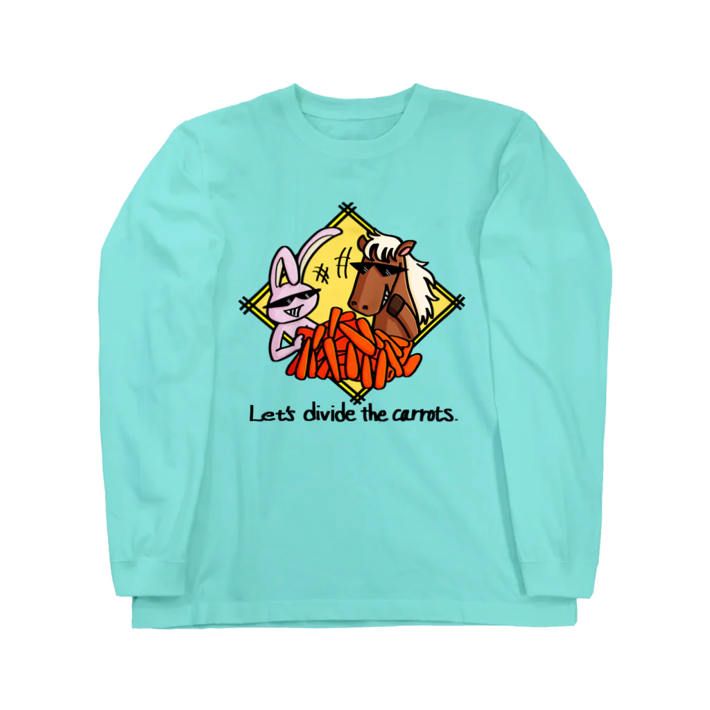 Aangel444Mのラビットくんと友達 Long Sleeve T-Shirt