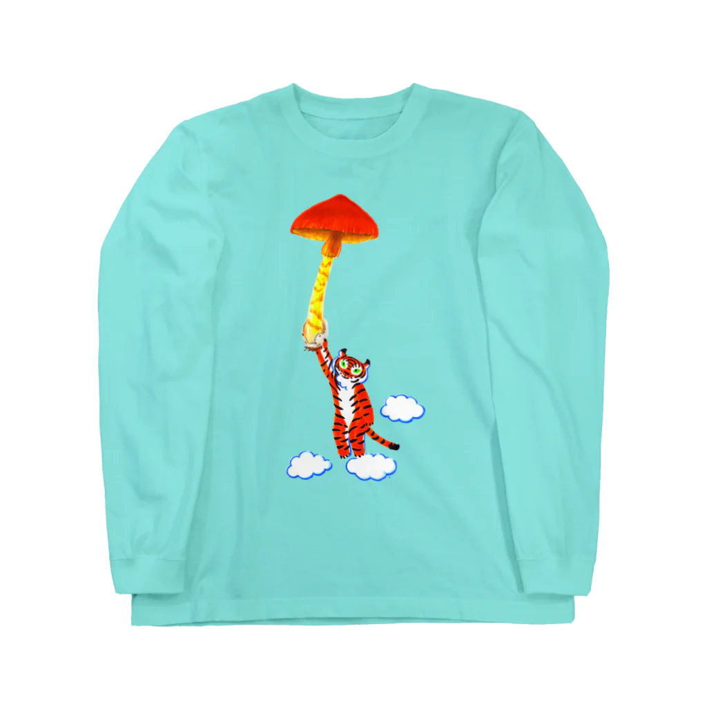 segasworksのタマゴタケとトラちゃん Long Sleeve T-Shirt