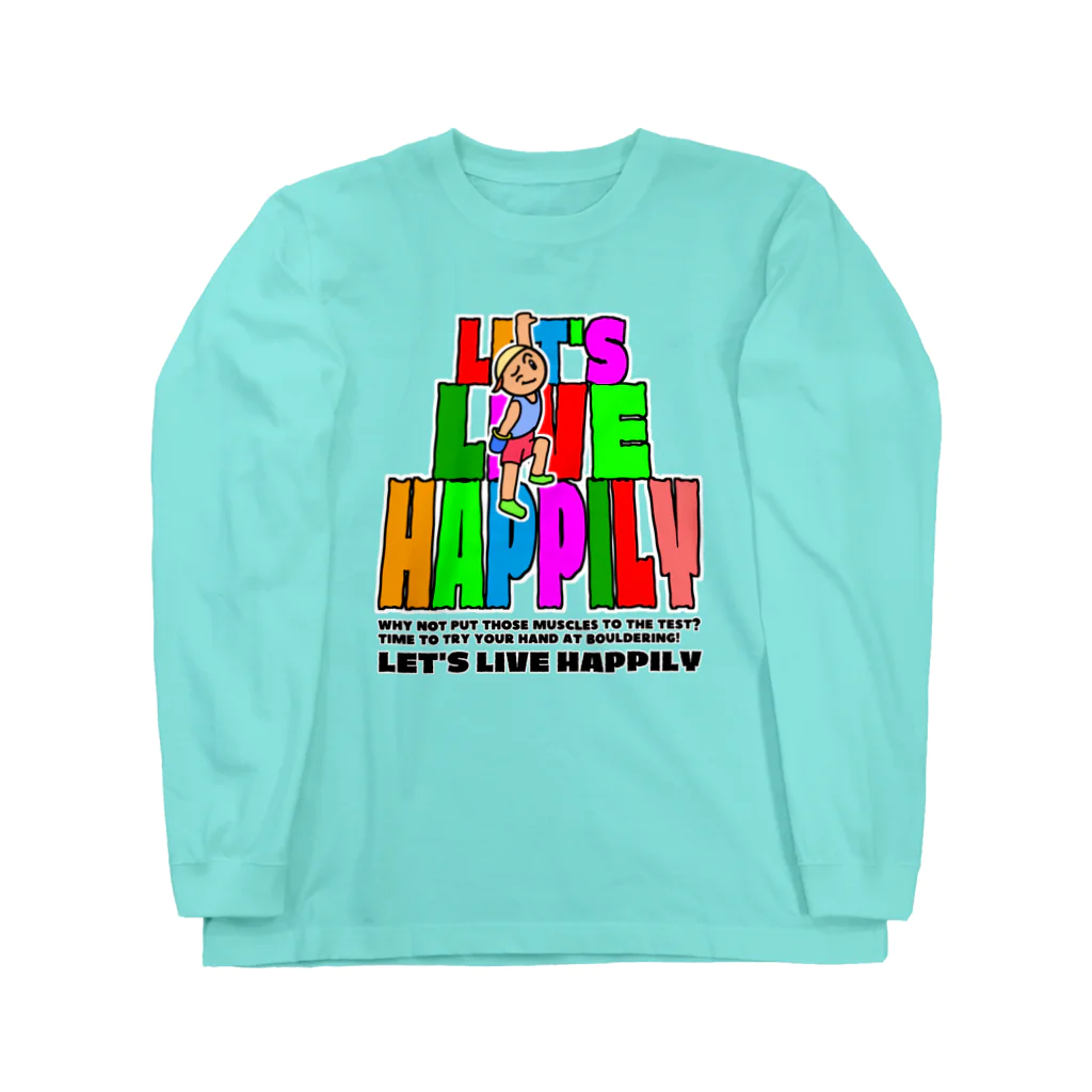 kazu_gの楽しく生きよう！（ボルダリング） Long Sleeve T-Shirt