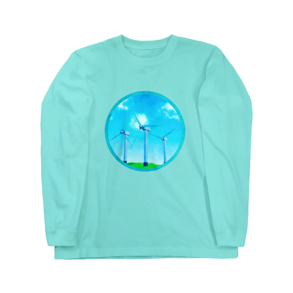 2D&3D「H.S」StoreのWind Power ロングスリーブTシャツ