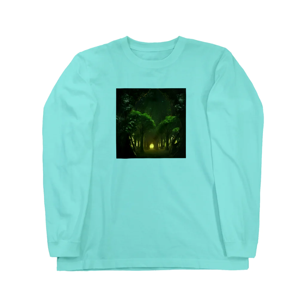 million-mindの異世界へと続く森 Long Sleeve T-Shirt