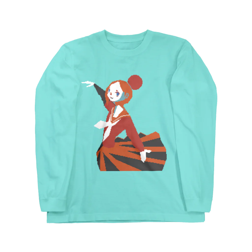 ずぅんの踊るお団子頭の女の子 Long Sleeve T-Shirt