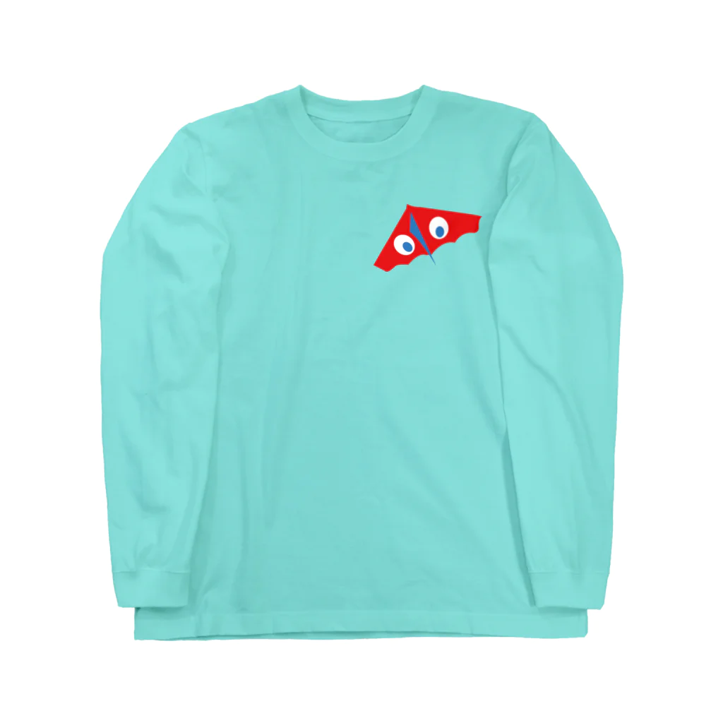 キッズモード某の赤いカイト(ソロ) Long Sleeve T-Shirt