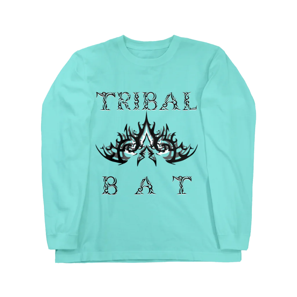 Ａ’ｚｗｏｒｋＳのTRIBAL☆BAT LAYERED BLK ロングスリーブTシャツ