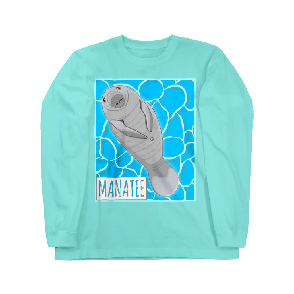 LalaHangeulのMANATEE(マナティ) Long Sleeve T-Shirt