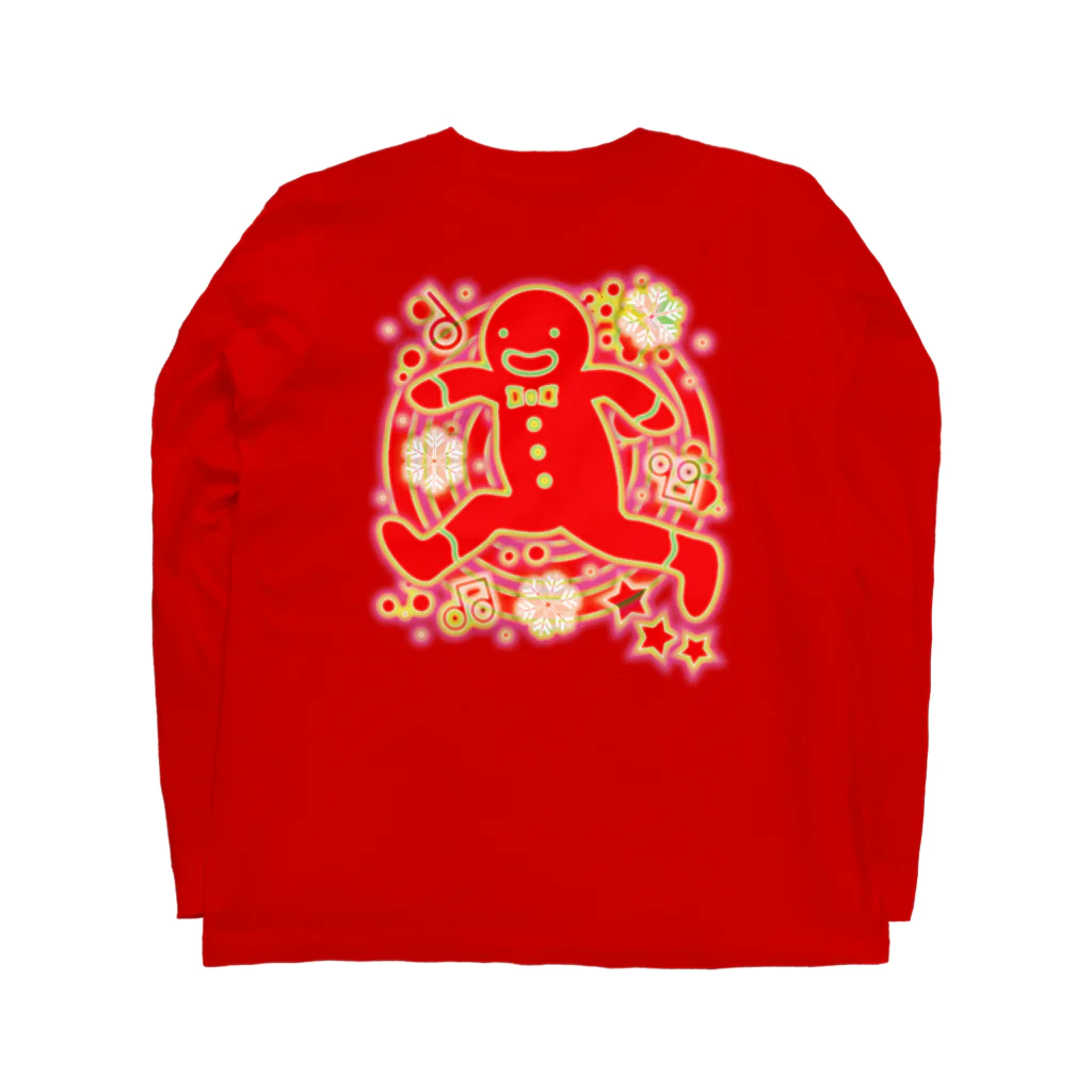 AURA_HYSTERICAのThe_Gingerbread_Man Long Sleeve T-Shirt :back