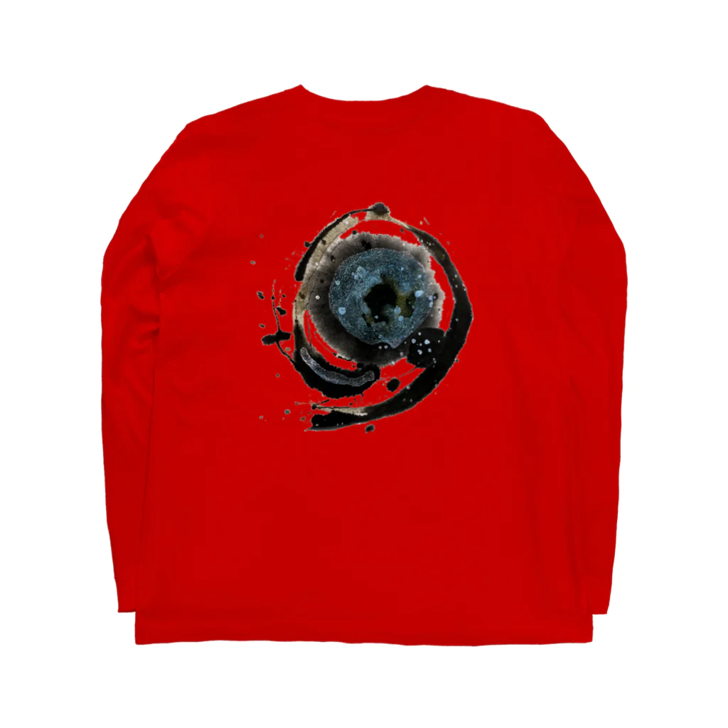 WAMI ARTのウツホ(宇宙) Long Sleeve T-Shirt :back