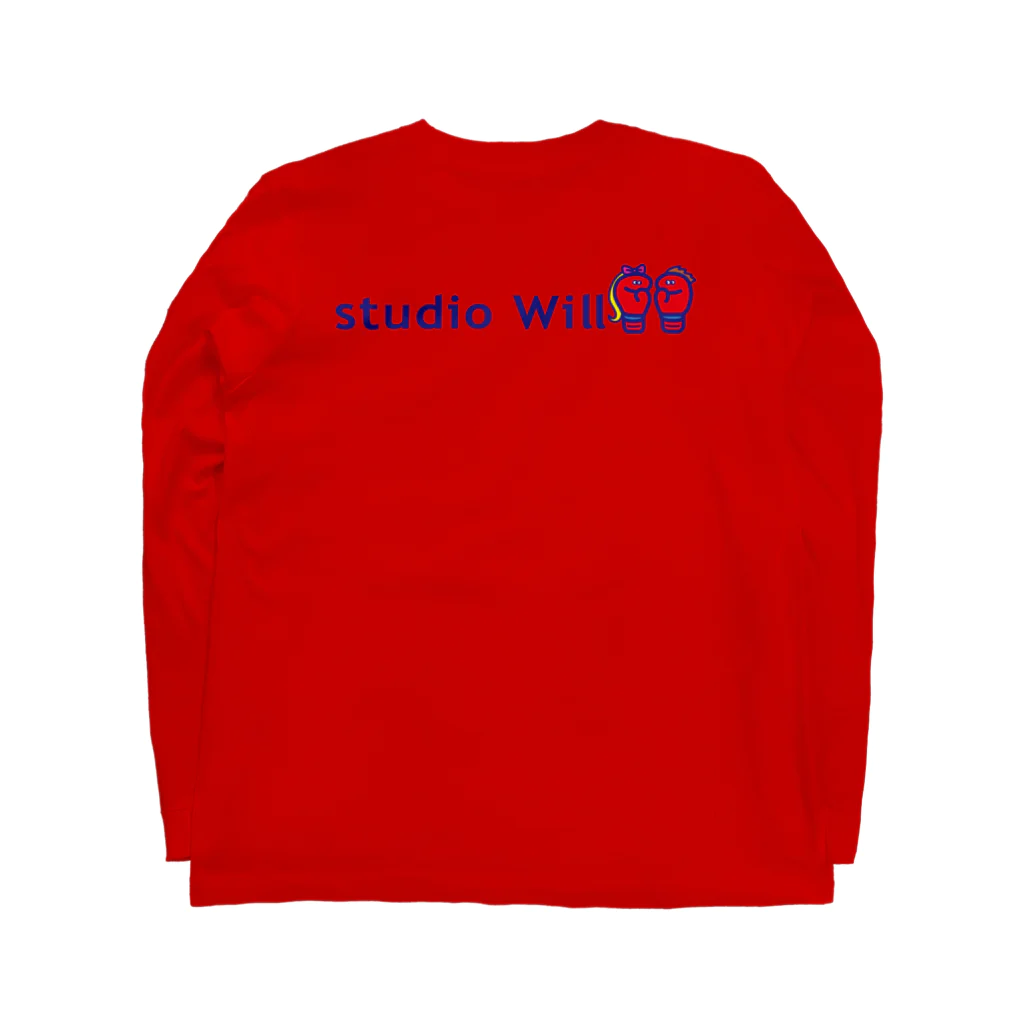 総合格闘技・フィットネス studio Willのstudio Will×INGRID カラフルロングスリーブTシャツ_B Long Sleeve T-Shirt :back