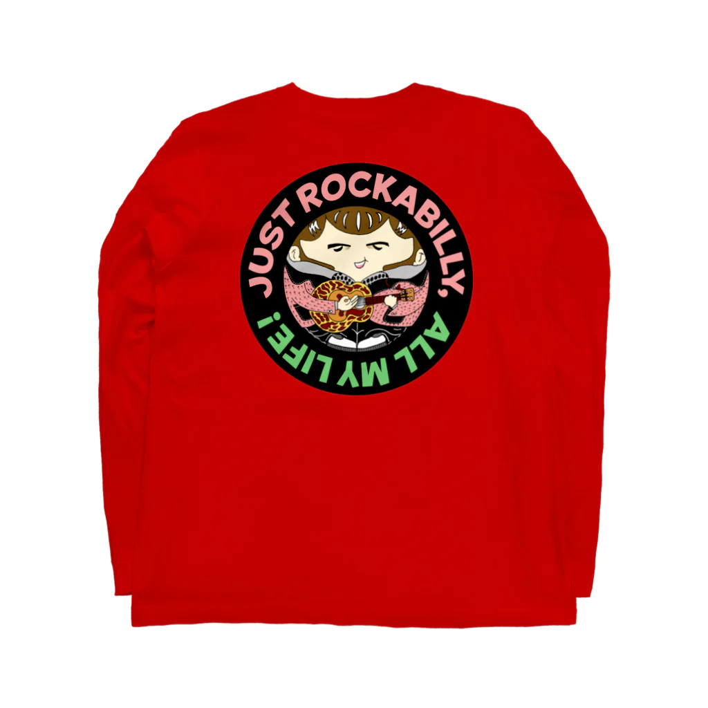 Rockabilly_Mの生涯ロカビリー50‘s Long Sleeve T-Shirt :back