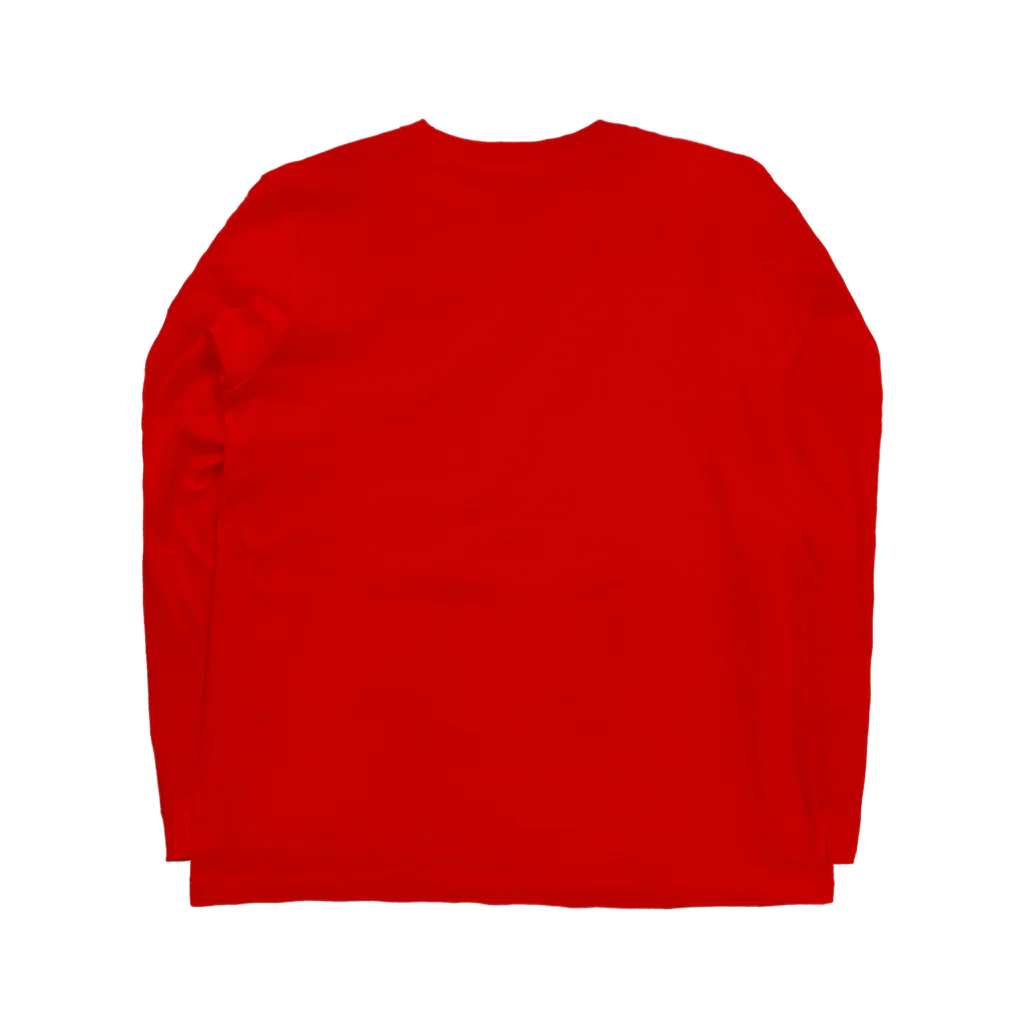 NIKORASU GOの酒好きデザイン「ノンベエ」（Tシャツ・パーカー・グッズ・ETC） Long Sleeve T-Shirt :back