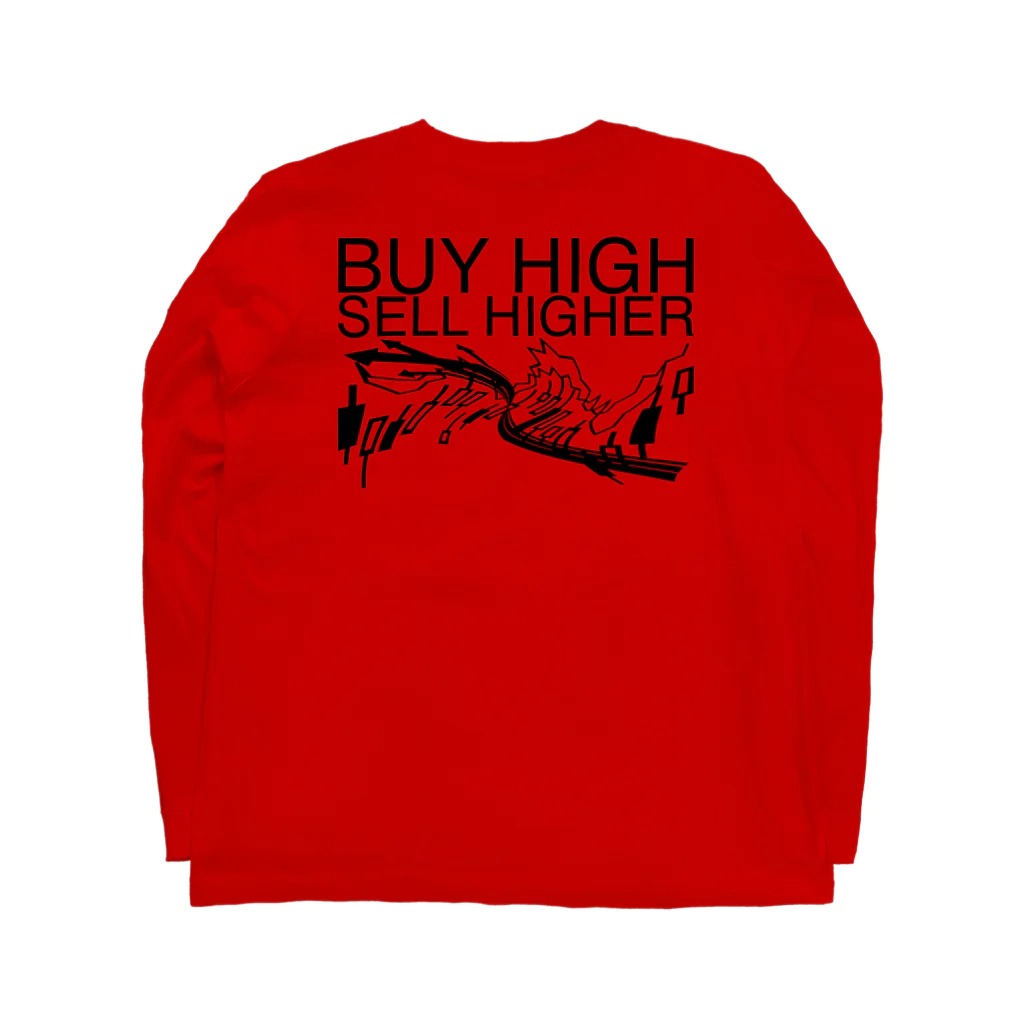 AURA_HYSTERICAのBuy high, sell higher ロングスリーブTシャツの裏面