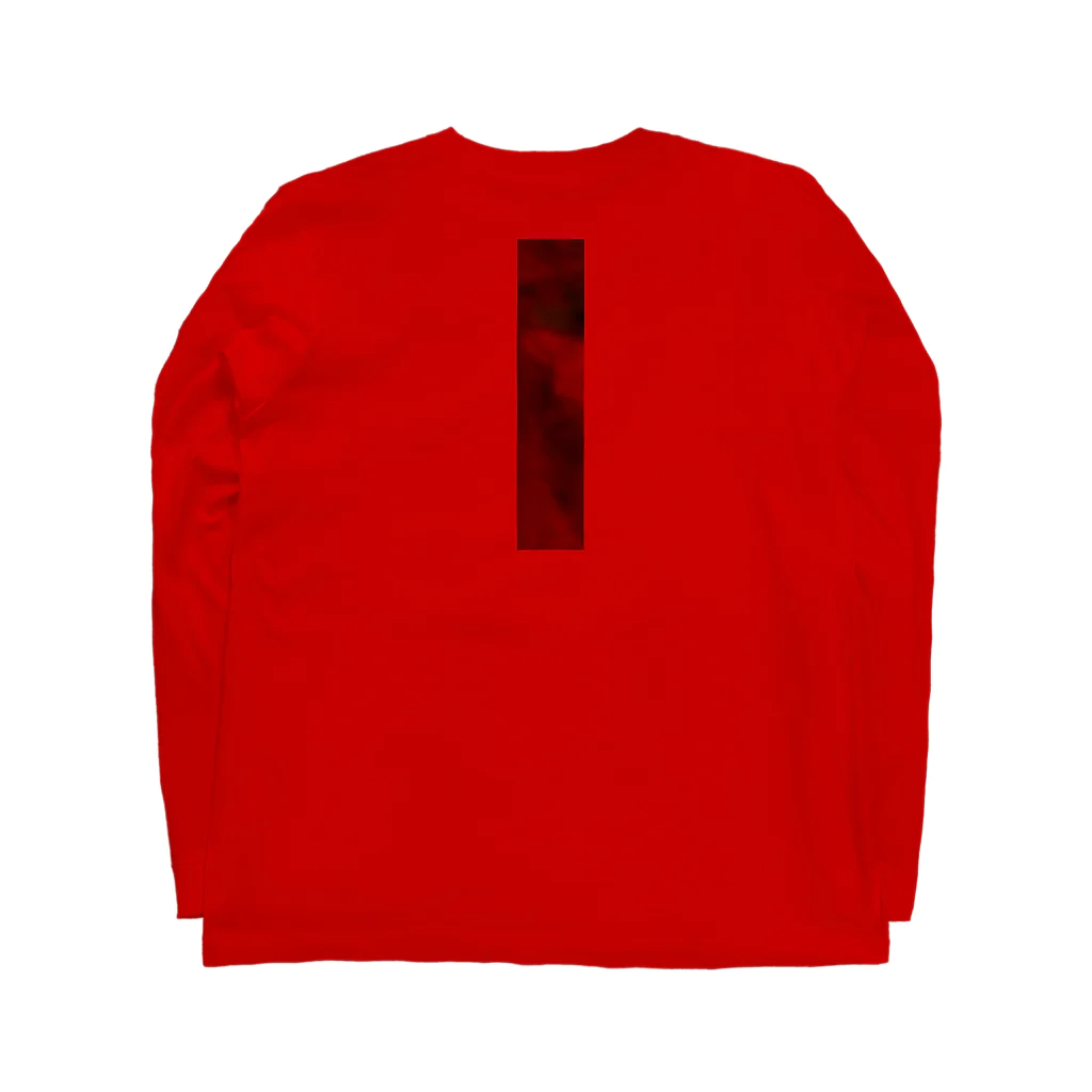 　+5=　の　+5=　ﾛｺﾞ ﾛﾝT 両面ﾌﾟﾘ Long Sleeve T-Shirt :back