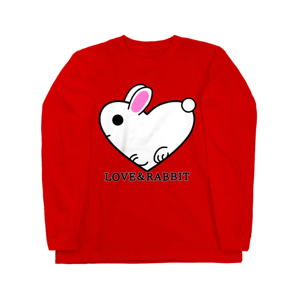 kazeou（風王）のLOVE＆RABBIT ロングスリーブTシャツ