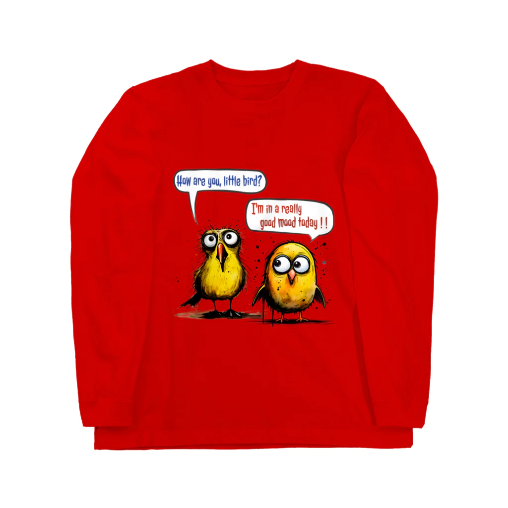 sadakkoの"How are you, little bird?" ロングスリーブTシャツ