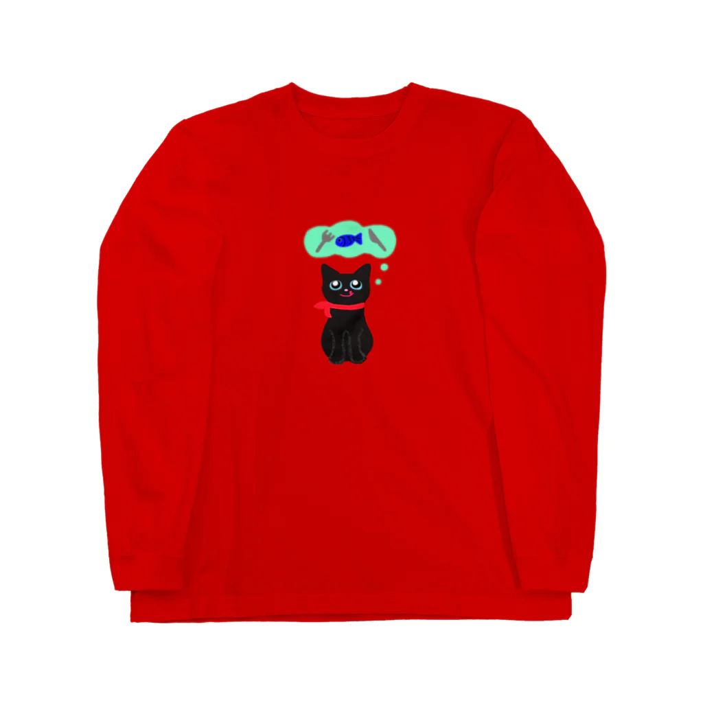 Yokokkoの店のおなかすいた★むーちゃん Long Sleeve T-Shirt