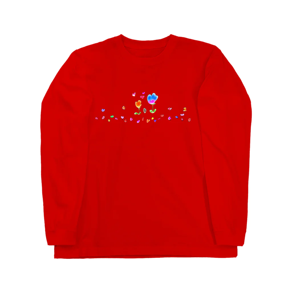 タカのハートの花を咲かせよう Long Sleeve T-Shirt