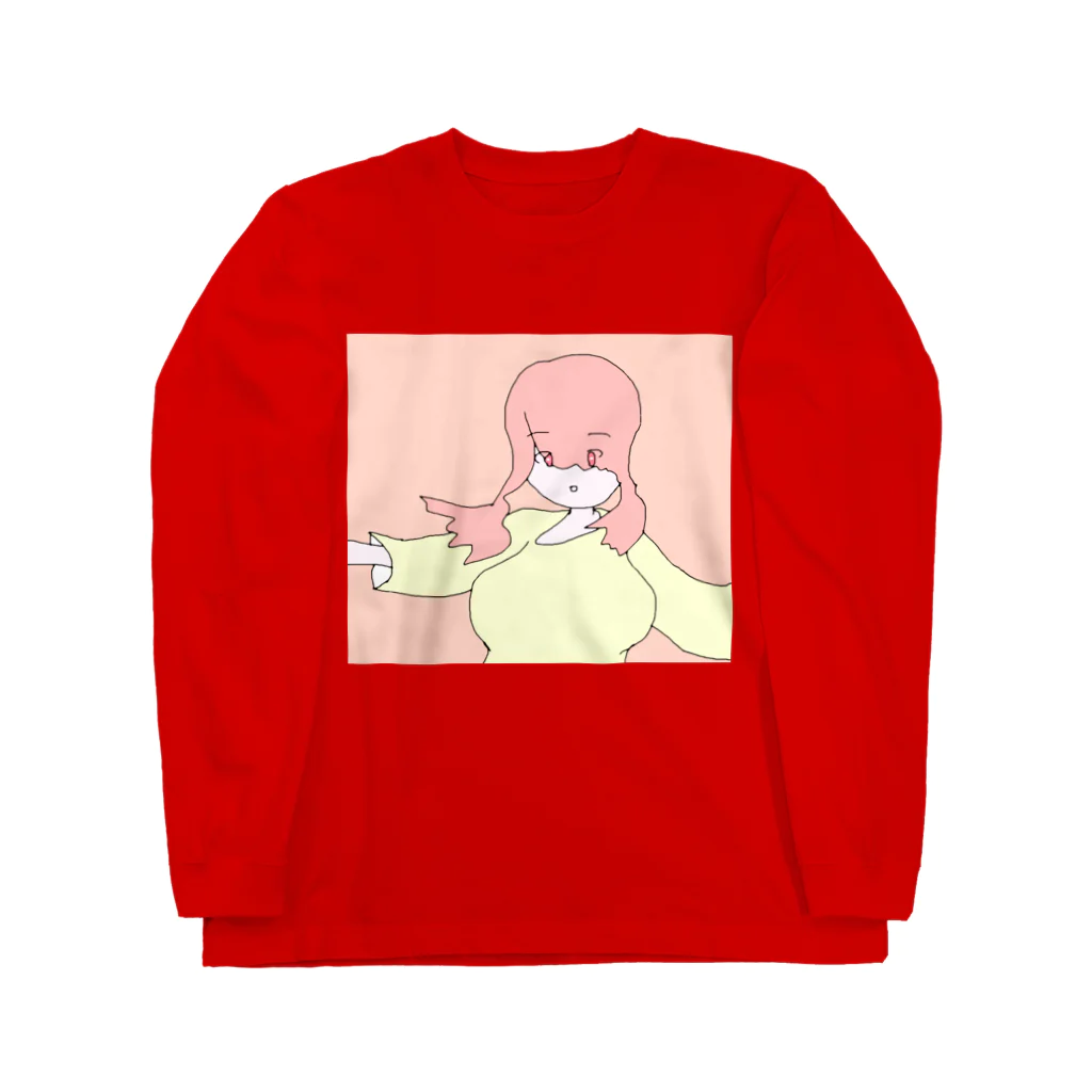 水草のナウ・ガール５３ Long Sleeve T-Shirt