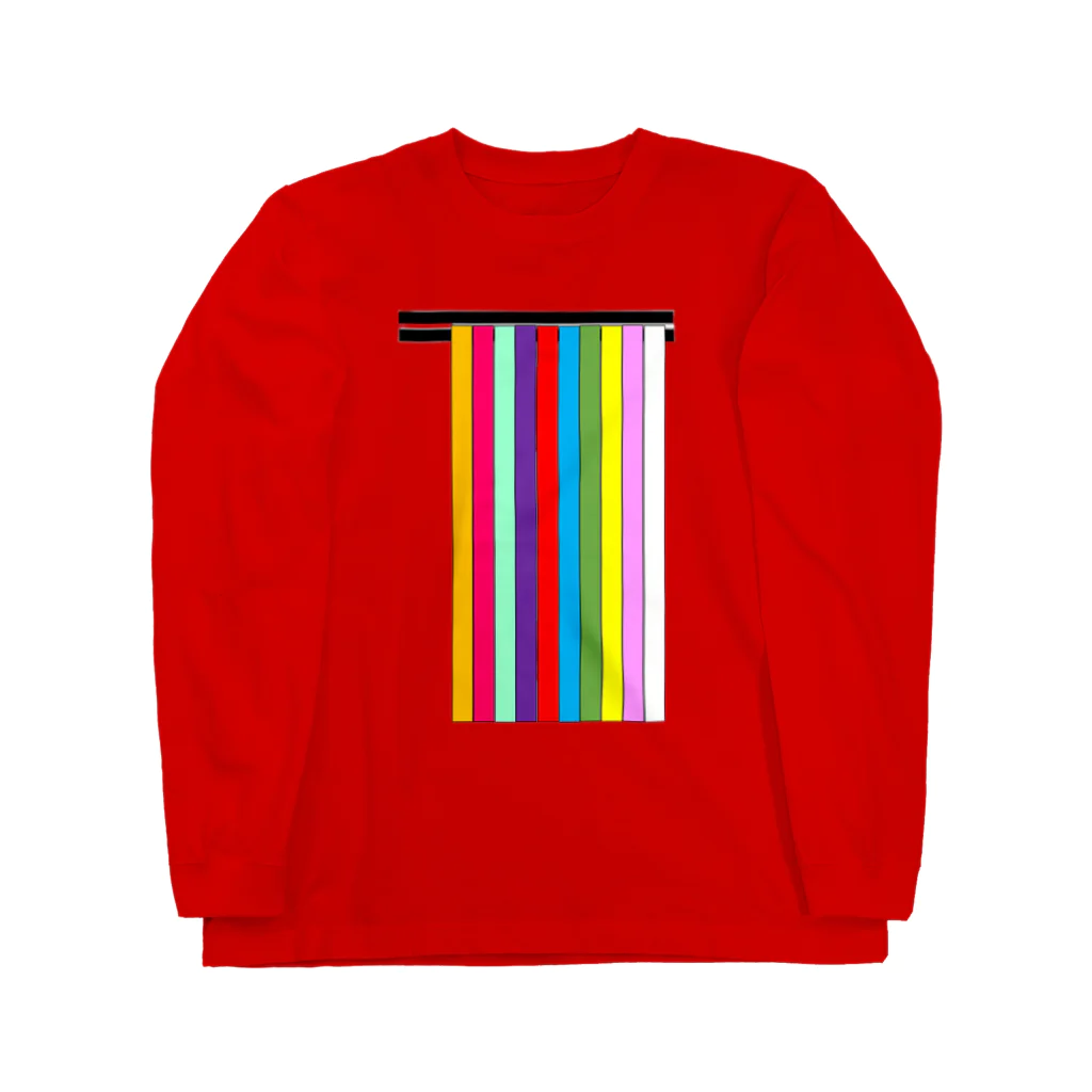 ○○の気分のカラフルソーメン Long Sleeve T-Shirt