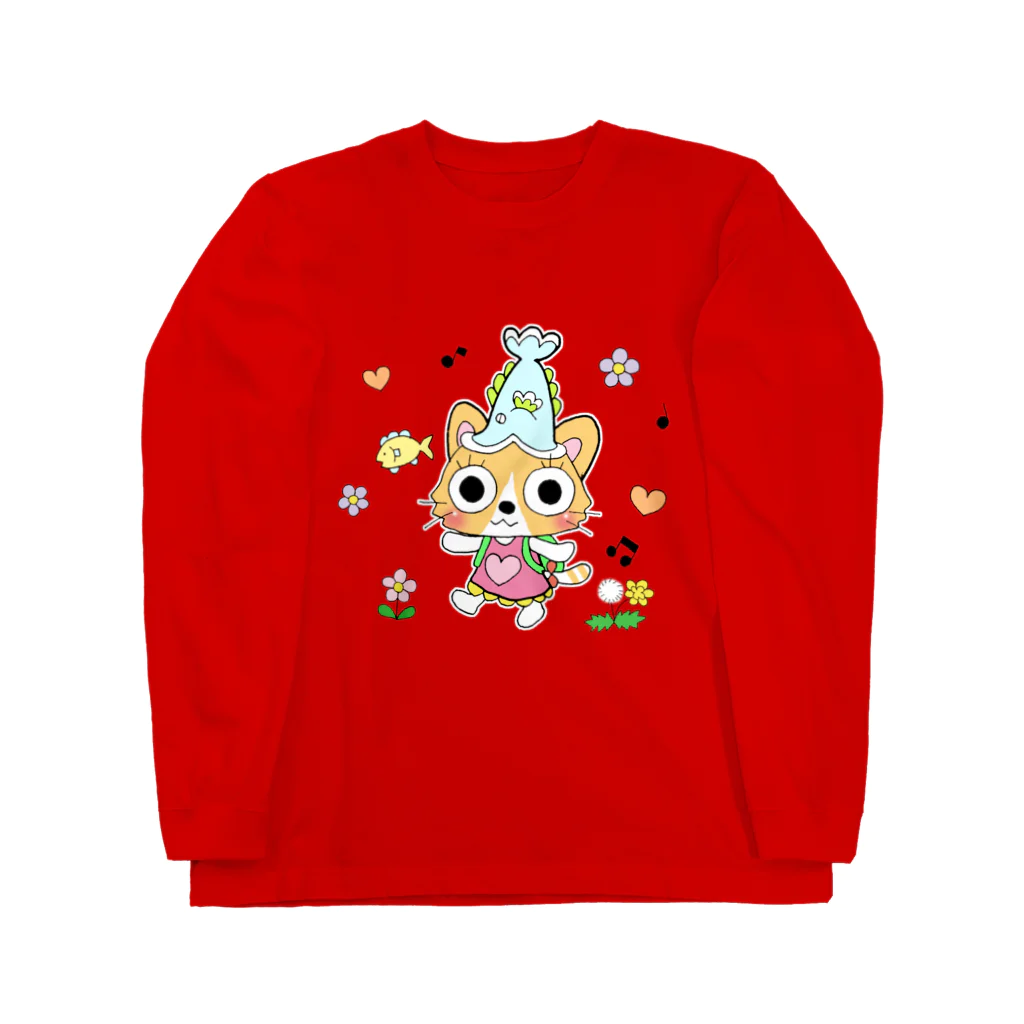 ONEの猫のみーちゃん Long Sleeve T-Shirt