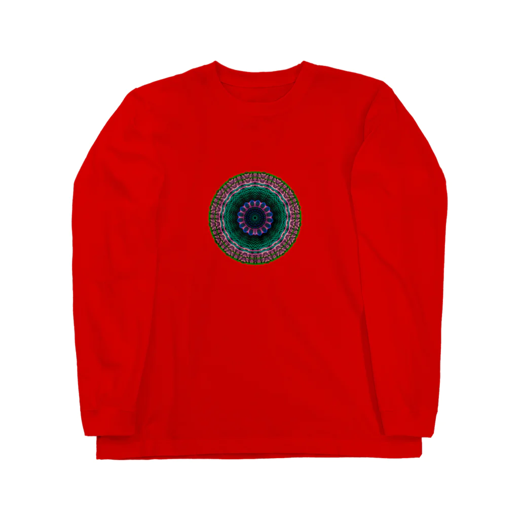 Maniac Labのサイケデリック　逆さ七芒星 Long Sleeve T-Shirt