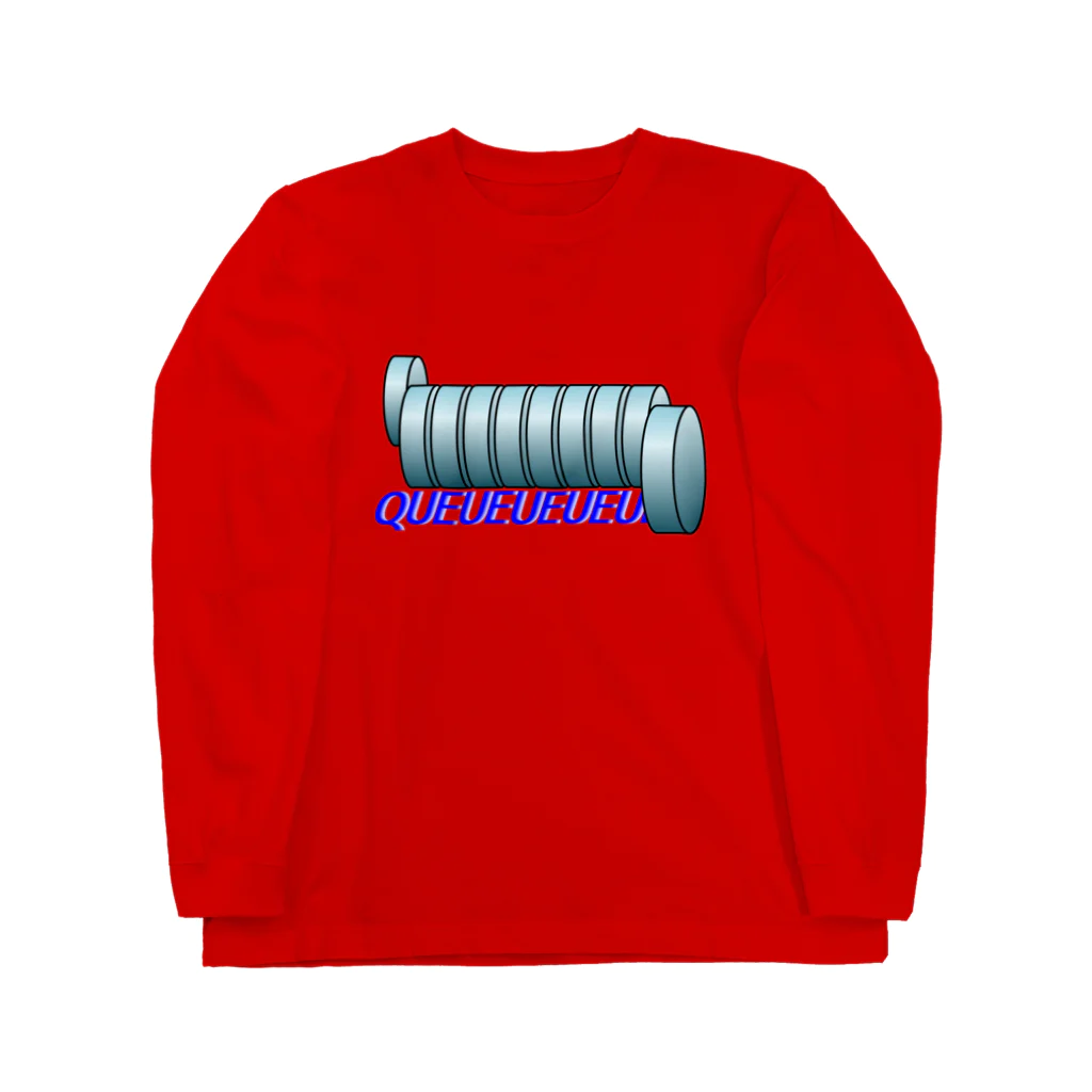 Miyanomae ManufacturingのQUEUEUEUEUEUEUE... Long Sleeve T-Shirt