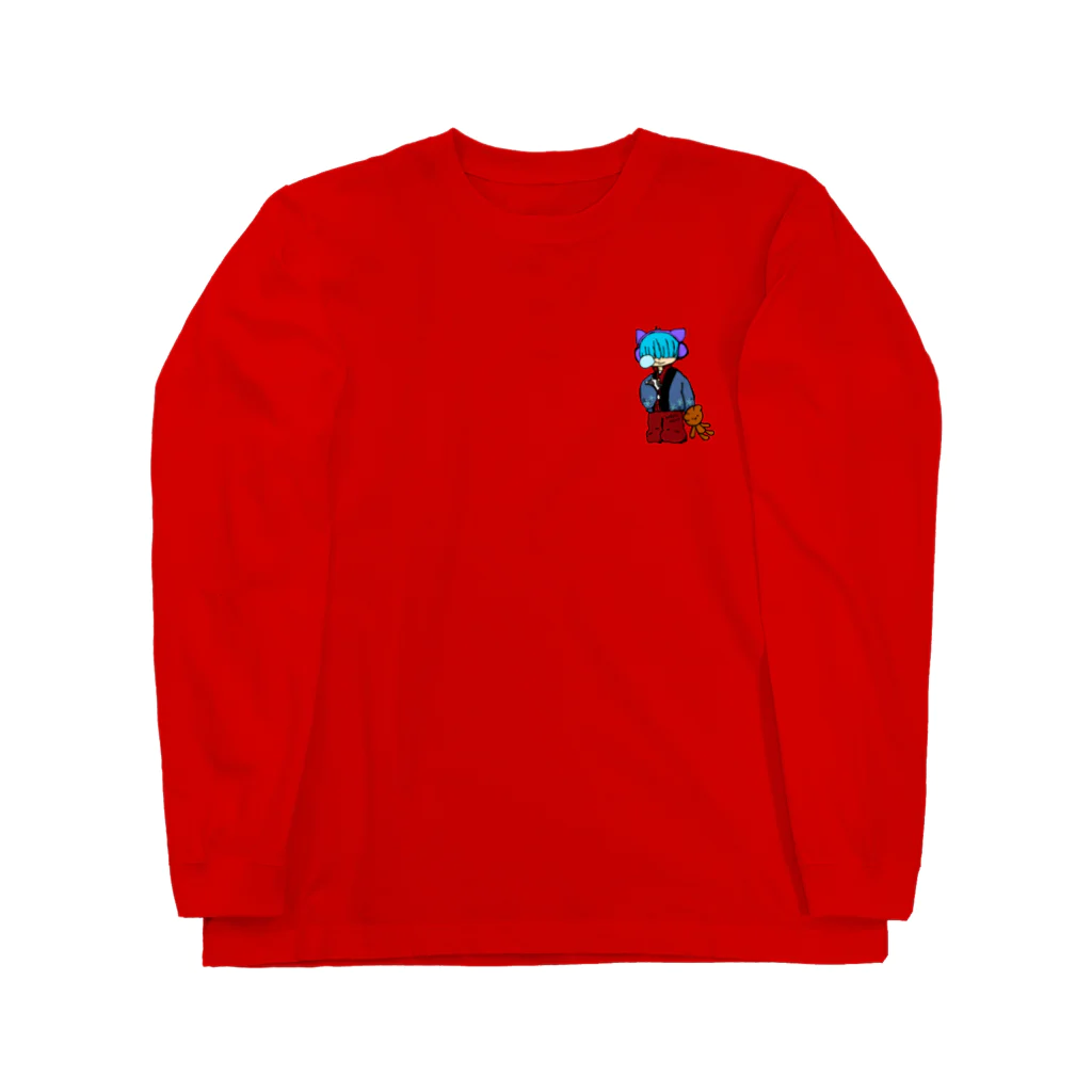 Amu_zoO Shopのこたつねこ .01 Long Sleeve T-Shirt