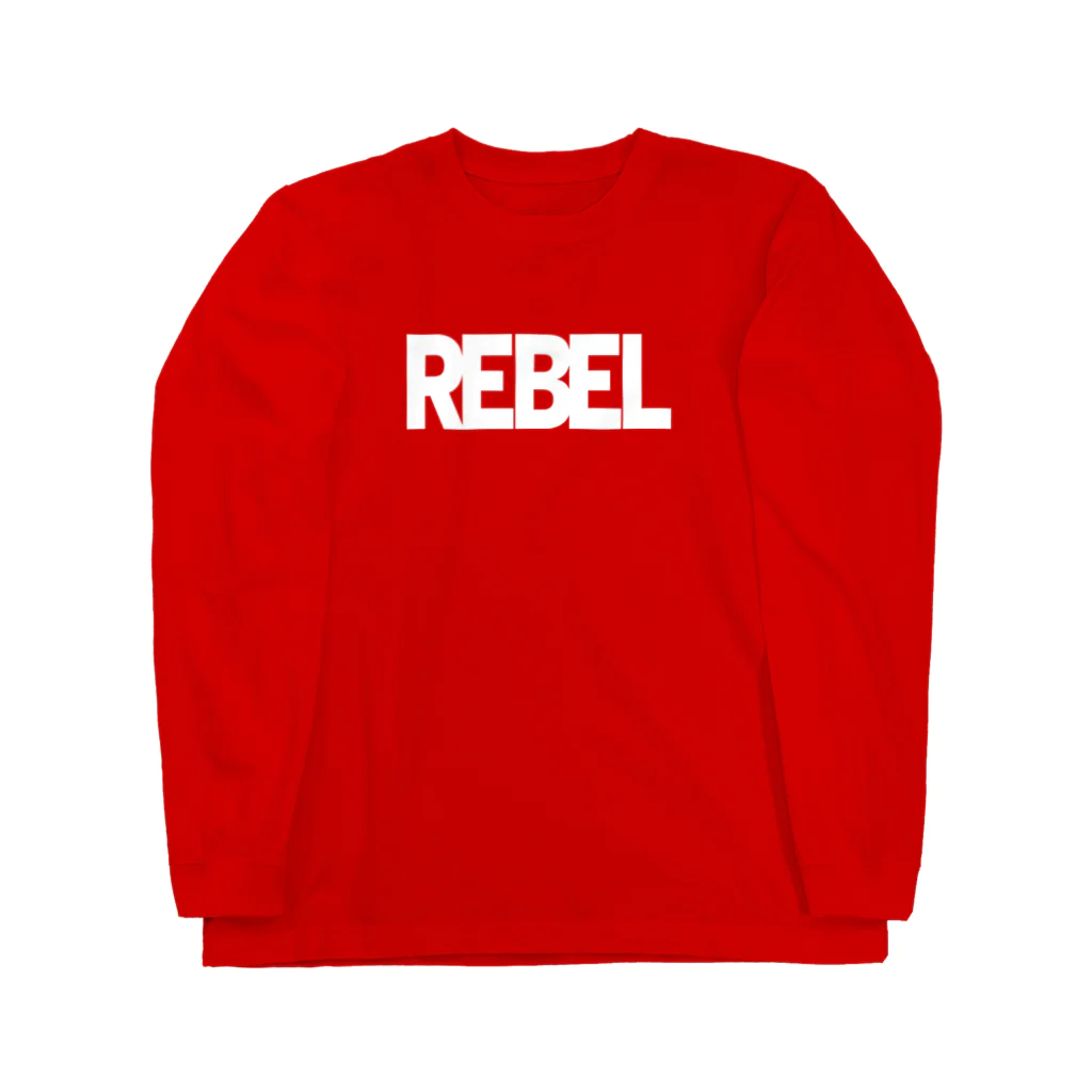 GALACTIC REBELのREBEL WHITE LOGO ロングスリーブTシャツ