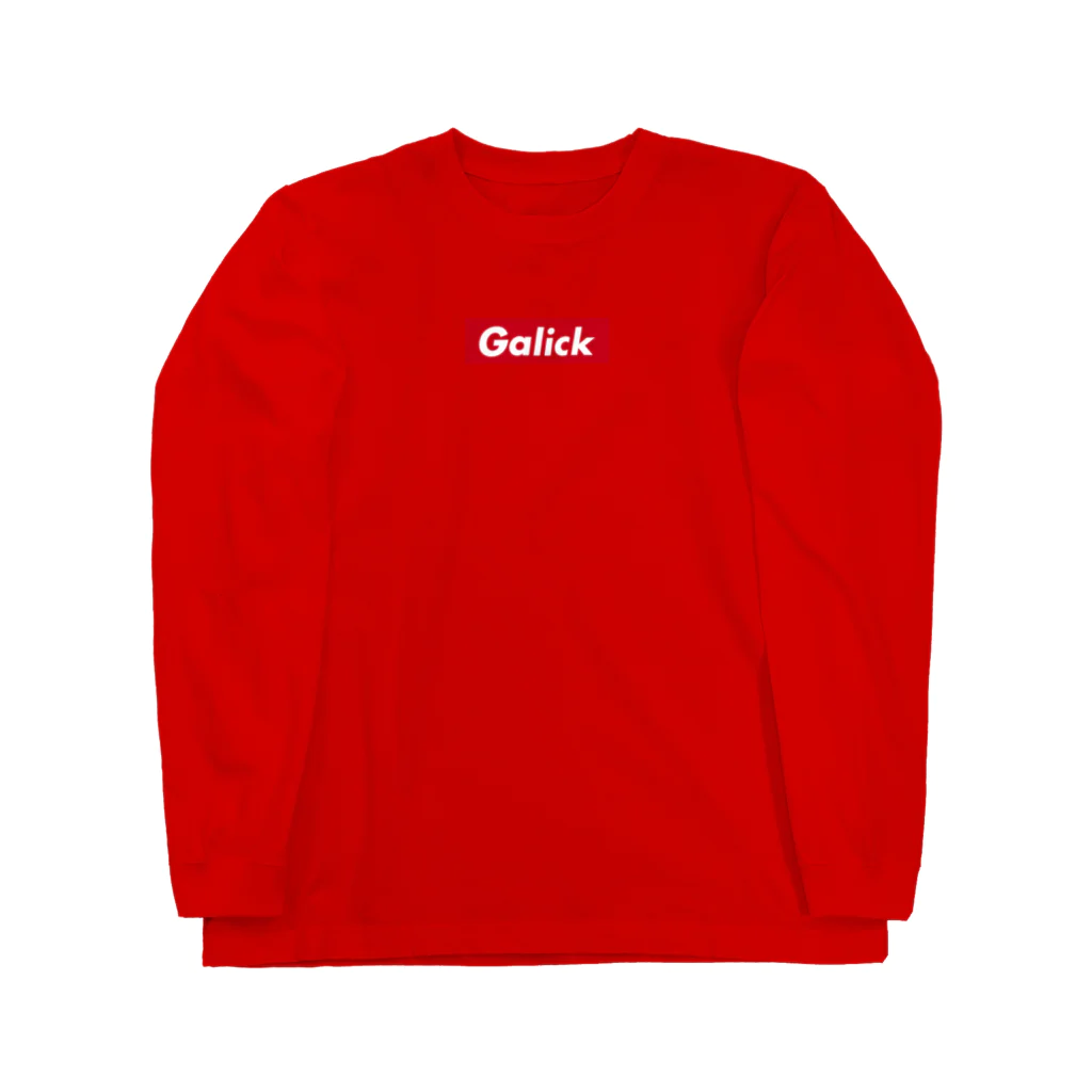 大衆バル GalickのGalickロゴ(赤帯) ロングスリーブTシャツ