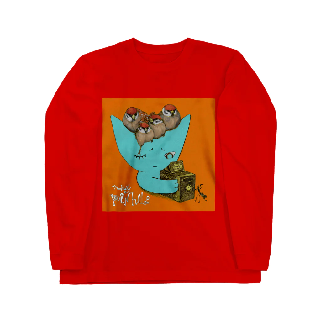 FINCH LIQUEUR RECORDSのピンホール Long Sleeve T-Shirt