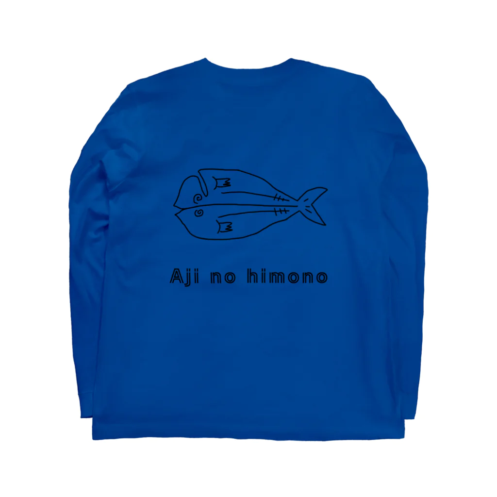 Murata_ringoのAji no himono Long Sleeve T-Shirt :back