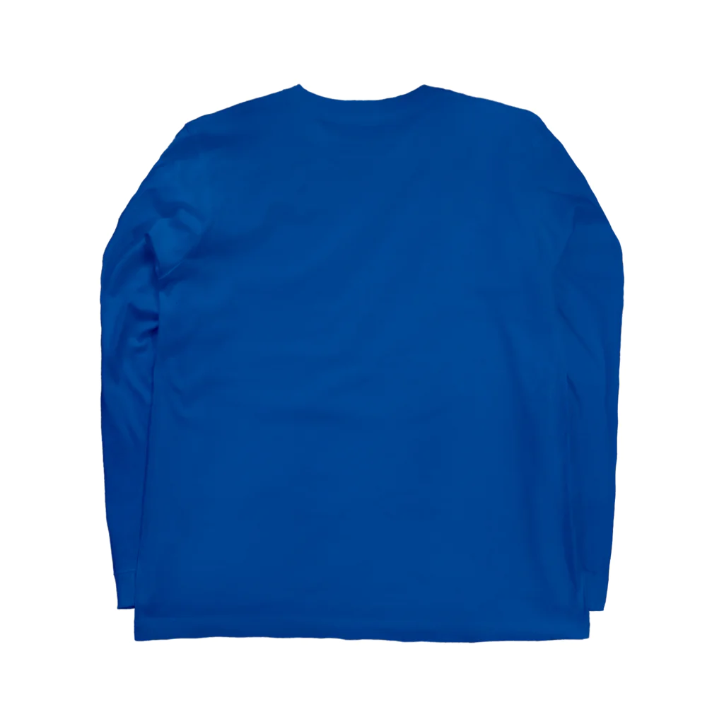 ブルーのイナズマブルー ロングスリーブTシャツの裏面