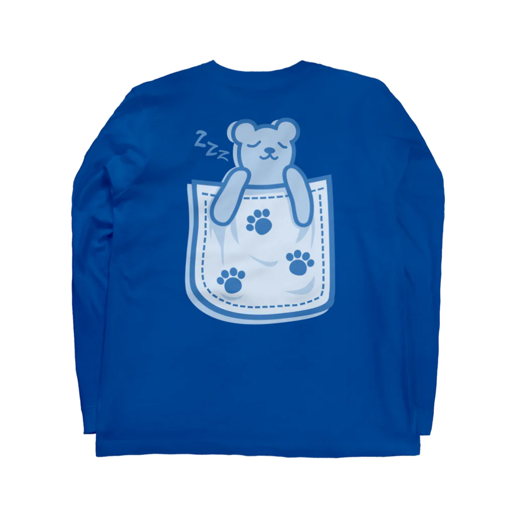 AURA_HYSTERICAのBear_in_the_Pocket ロングスリーブTシャツの裏面