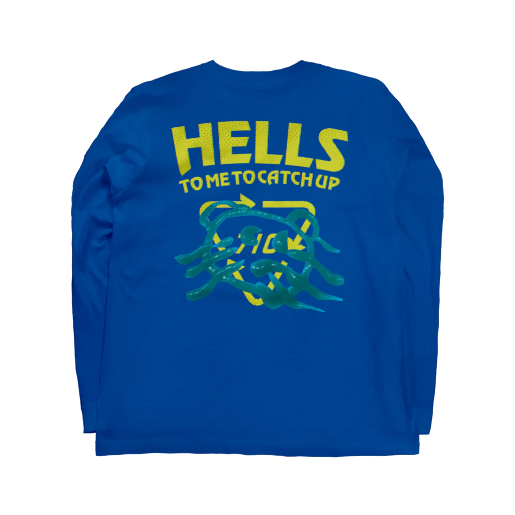 710のHELLS ketchup？ ロングスリーブTシャツの裏面