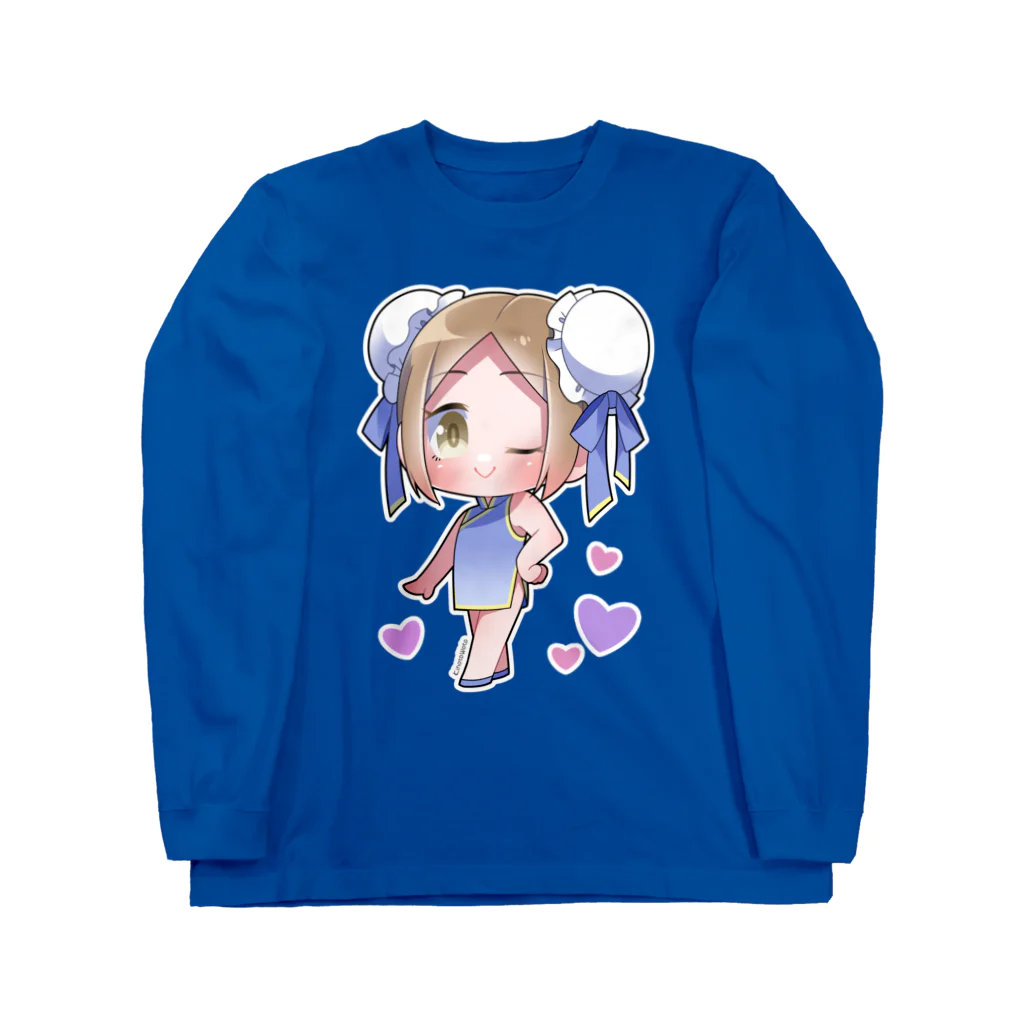 kinotowotoのチャイナガール-02 ロングスリーブTシャツ