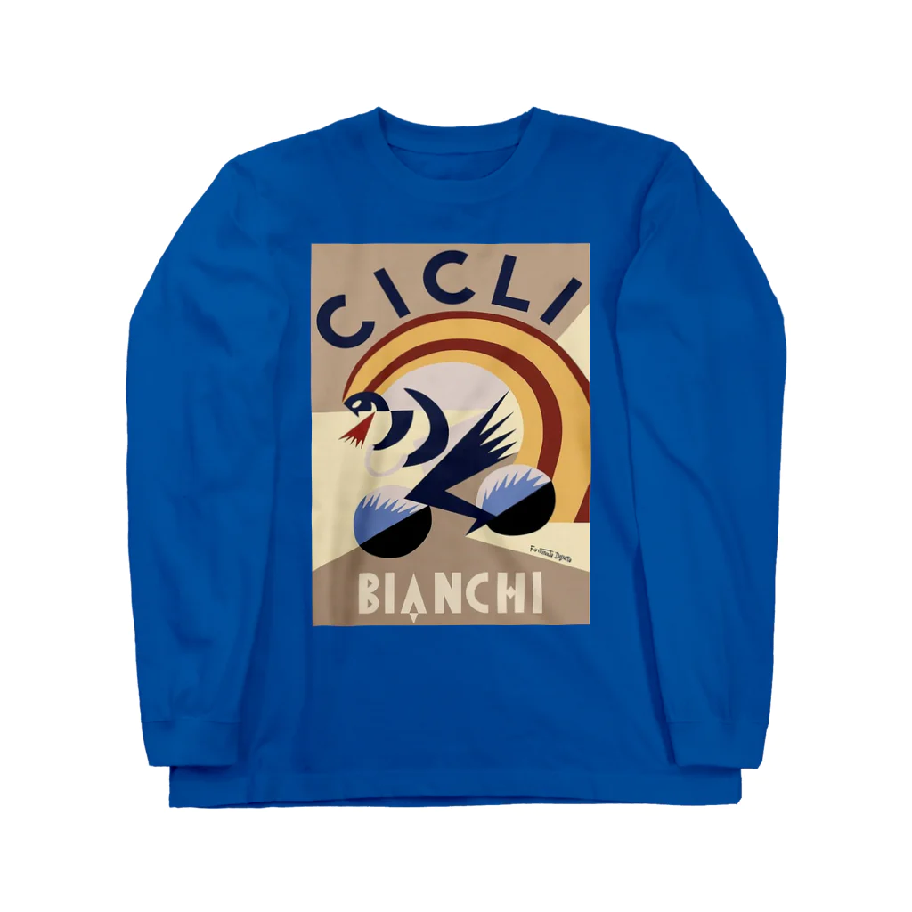 YS VINTAGE WORKSのイタリア・ミラノ　CICLI BIANCHI ロングスリーブTシャツ