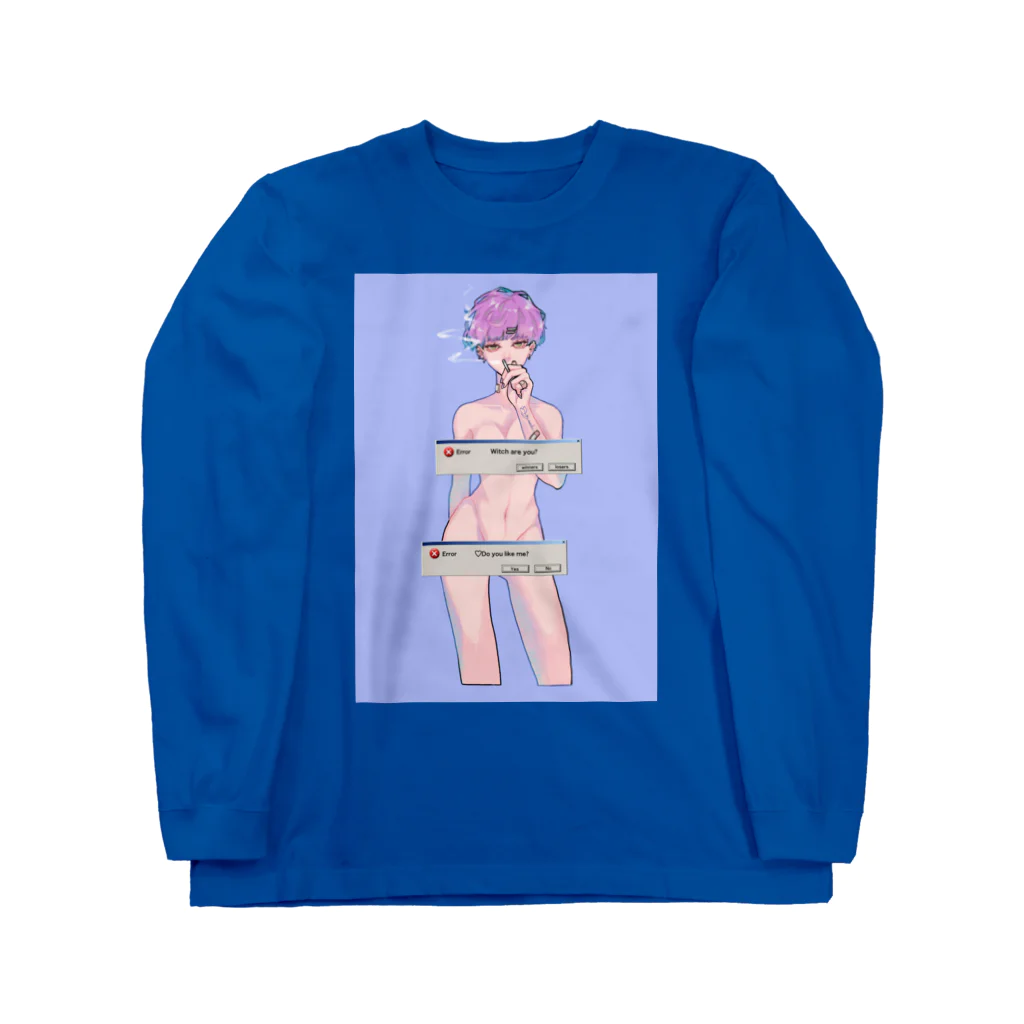 もちゅ／mochu🐰🍼のcigarette girl L/TS 2 Long Sleeve T-Shirt