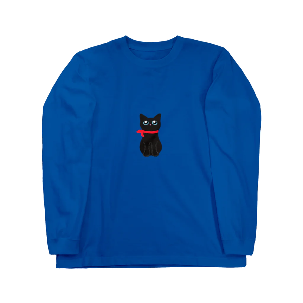 Yokokkoの店のくろねこのむーちゃん Long Sleeve T-Shirt