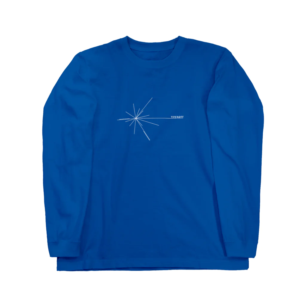 VoyagerのVoyagerロゴ（白） Long Sleeve T-Shirt