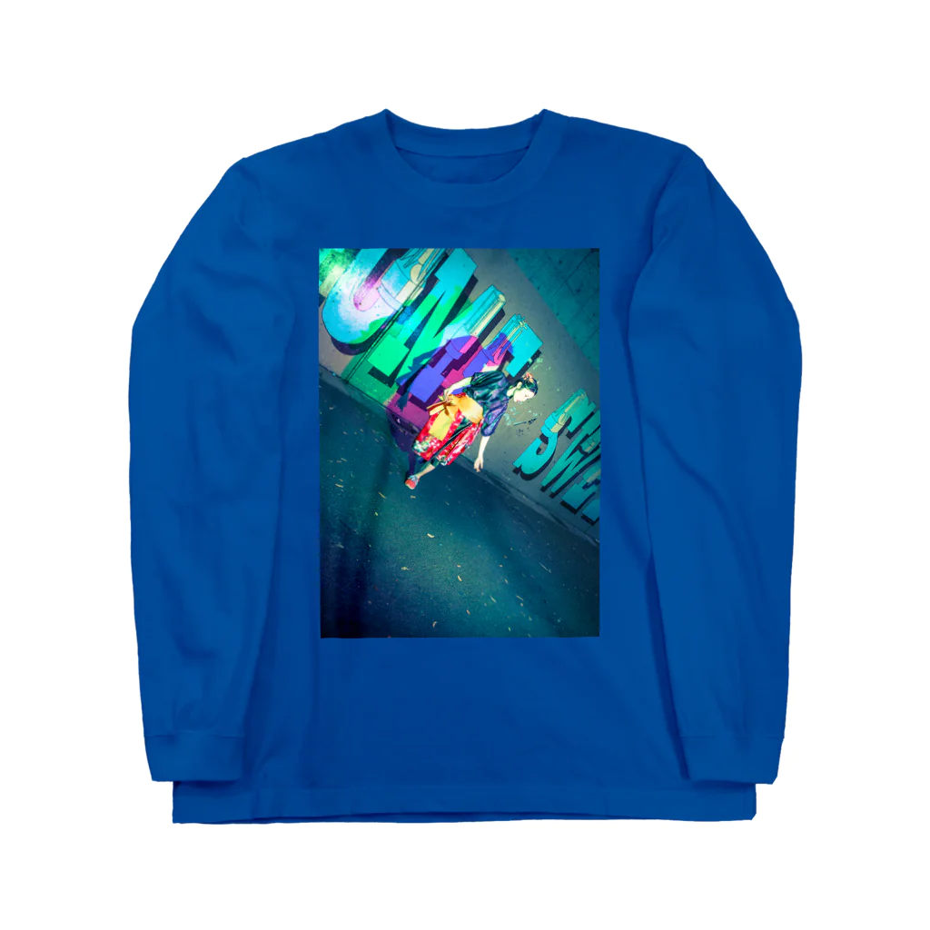 NEON LIGHT STARSのチャイナ Long Sleeve T-Shirt