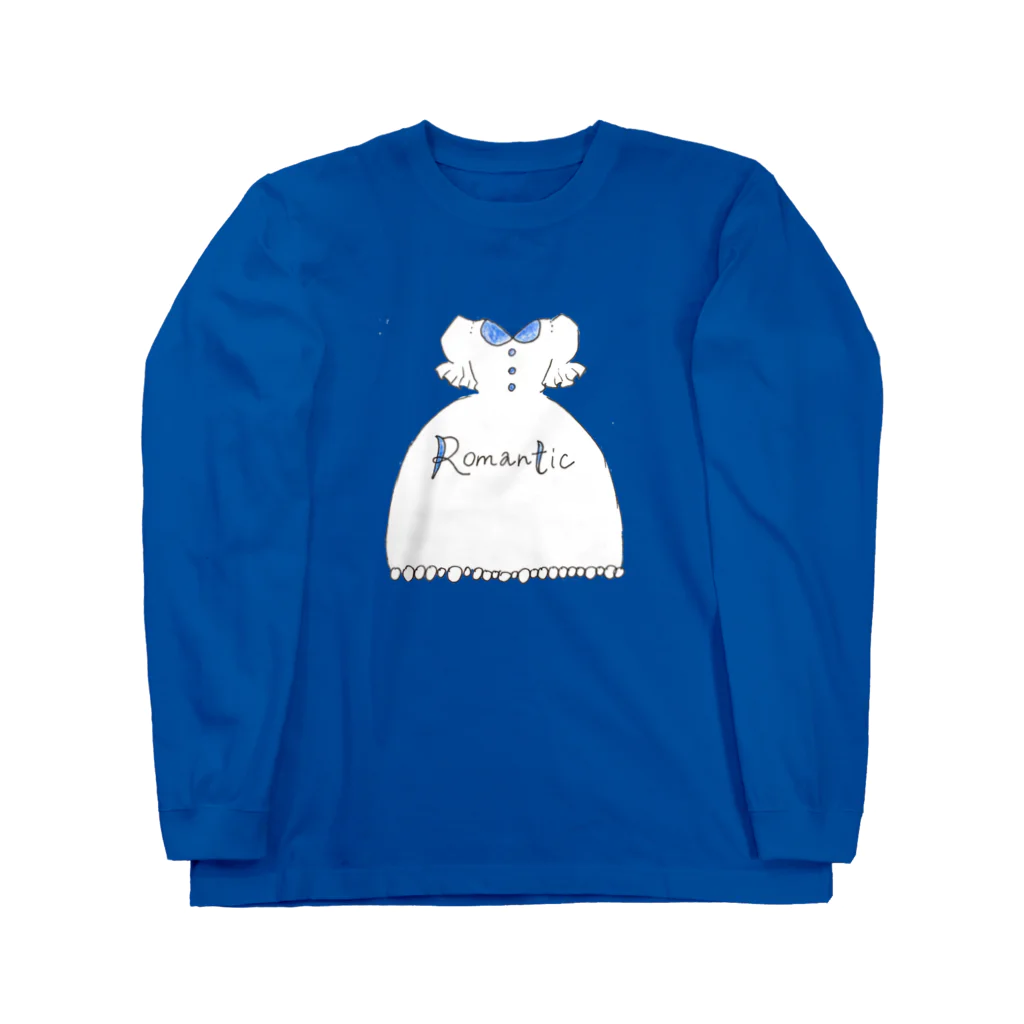 feee.co/フィー子(マーメイド)のロマンチックブルー Long Sleeve T-Shirt